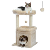 Cat Tree Palace - Cat Scratching Posts USA Cat Scratching Post Specialists | Cat Scratcher Trees & Poles Beige 27.6" Cat Scratching Post / Tree / Pole - Grey