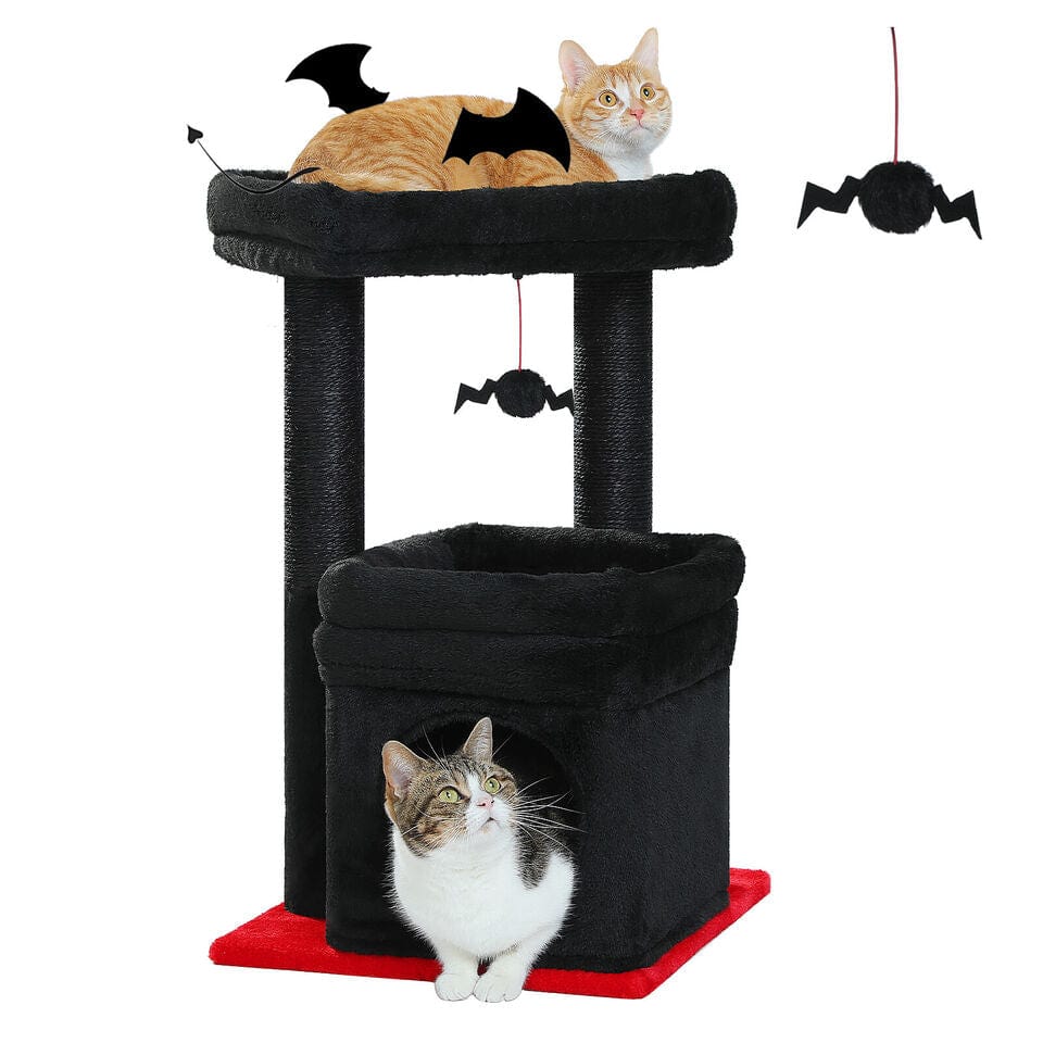 Cat Tree Palace - Cat Scratching Posts USA Cat Scratching Post Specialists | Cat Scratcher Trees & Poles Black 27.6