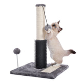 Cat Tree Palace - Cat Scratching Posts USA Cat Scratching Post Specialists | Cat Scratcher Trees & Poles Grey 19.6" 3 in 1 Cat Scratching Post