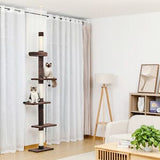 Cat Tree Palace - Cat Scratching Posts USA Cat Furniture Brown 29.8" Adjustable Floor to Ceiling Cat Scratching Post / Tree / Pole
