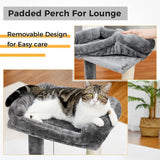 Cat Tree Palace - Cat Scratching Posts USA Cat Scratching Post Specialists | Cat Scratcher Trees & Poles 17.4" Cat Scratching Post / Tree / Pole - Grey