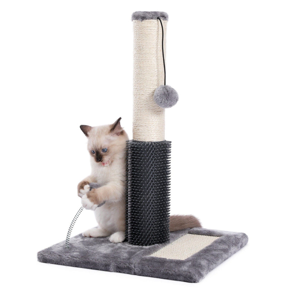 Cat Tree Palace - Cat Scratching Posts USA Cat Scratching Post Specialists | Cat Scratcher Trees & Poles 19.6" 3 in 1 Cat Scratching Post