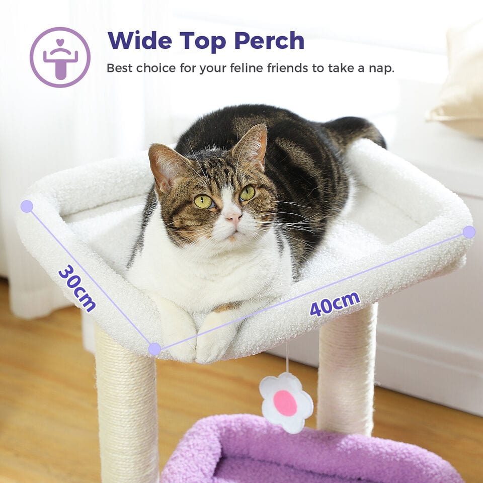 Cat Tree Palace - Cat Scratching Posts USA Cat Scratching Post Specialists | Cat Scratcher Trees & Poles 27.6" Cat Scratching Post / Tree / Pole - Grey