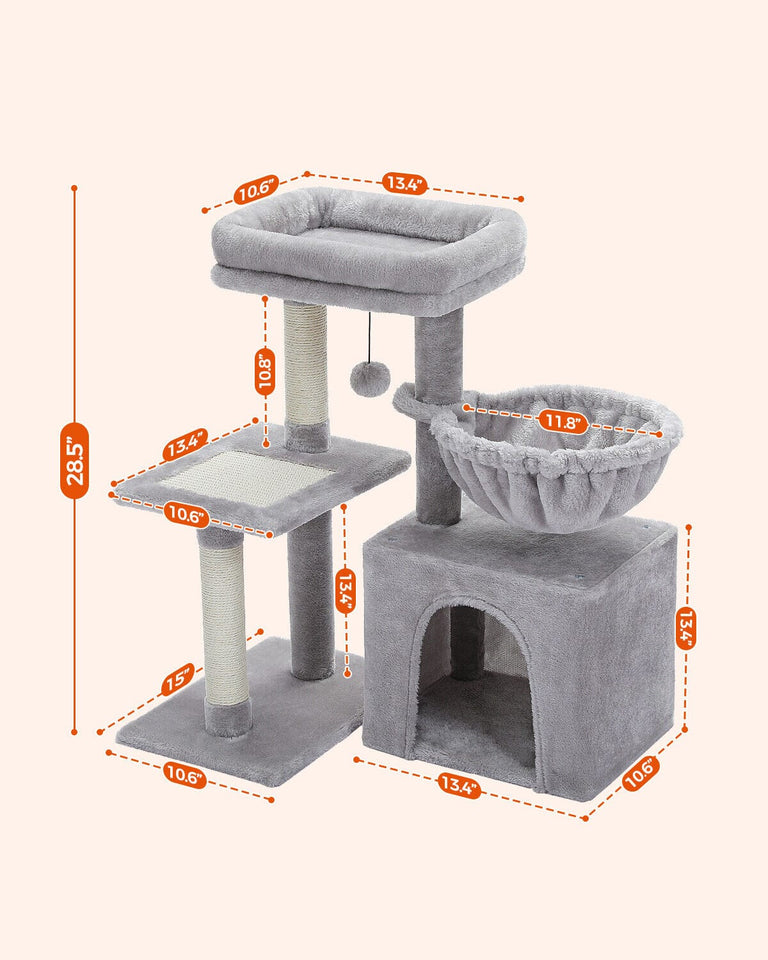 Cat Tree Palace - Cat Scratching Posts USA Cat Scratching Post Specialists | Cat Scratcher Trees & Poles 28.5" Cat Scratching Post / Tree / Pole