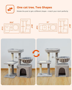 Cat Tree Palace - Cat Scratching Posts USA Cat Scratching Post Specialists | Cat Scratcher Trees & Poles 28.5" Cat Scratching Post / Tree / Pole