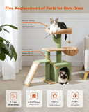 Cat Tree Palace - Cat Scratching Posts USA Cat Scratching Post Specialists | Cat Scratcher Trees & Poles ﻿31.5" Compact Cactus Cat Scratching Tree/ Post