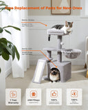 Cat Tree Palace - Cat Scratching Posts USA Cat Scratching Post Specialists | Cat Scratcher Trees & Poles 31.5" Compact Cat Scratching Tree/ Post