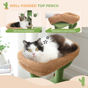 Cat Tree Palace - Cat Scratching Posts USA Cat Scratching Post Specialists | Cat Scratcher Trees & Poles 42" Cactus Cat Scratching Post / Tree / Pole - Green