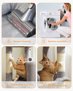 Cat Tree Palace - Cat Scratching Posts USA Cat Scratching Post Specialists | Cat Scratcher Trees & Poles 45.7" Cat Scratching Post / Tree / Pole