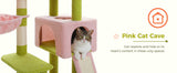 Cat Tree Palace - Cat Scratching Posts USA Cat Scratching Post Specialists | Cat Scratcher Trees & Poles 47.2" Flower Top Cat Tree Condo