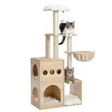 Cat Tree Palace - Cat Scratching Posts USA Cat Scratching Post Specialists | Cat Scratcher Trees & Poles 49.8" Cat Scratching Post / Tree / Pole - Beige Wood