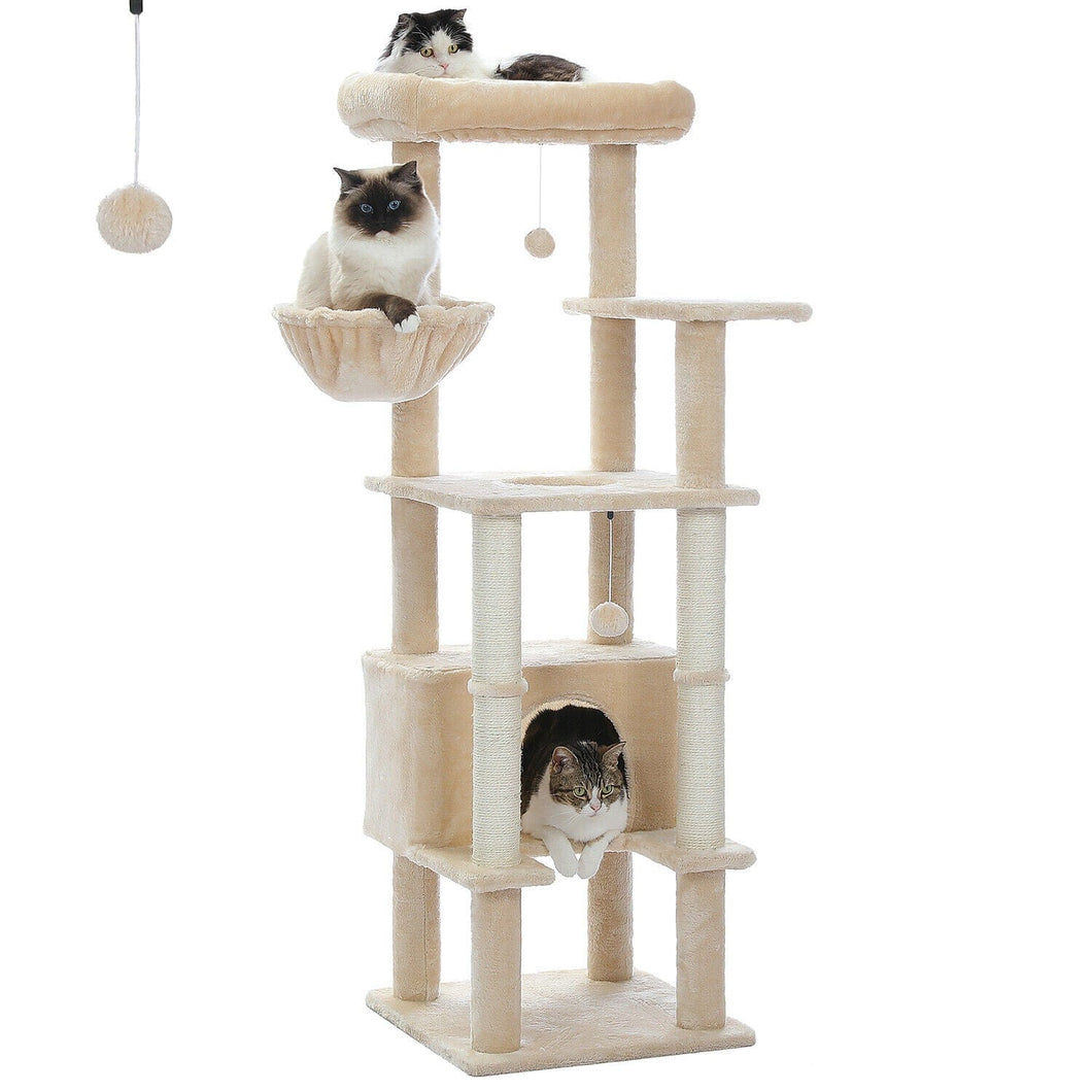 Cat Tree Palace - Cat Scratching Posts USA Cat Scratching Post Specialists | Cat Scratcher Trees & Poles 55.1
