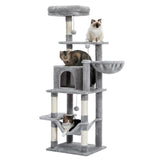 Cat Tree Palace - Cat Scratching Posts USA Cat Scratching Post Specialists | Cat Scratcher Trees & Poles 59.1" Cat Scratching Post / Tree / Pole - Grey