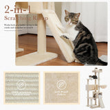 Cat Tree Palace - Cat Scratching Posts USA Cat Scratching Post Specialists | Cat Scratcher Trees & Poles 60" Multilevel Cat Scratching Tree