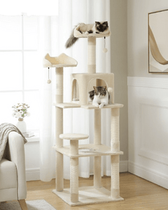 Cat Tree Palace - Cat Scratching Posts USA Cat Scratching Post Specialists | Cat Scratcher Trees & Poles 63" Cat Scratching Post / Tree / Pole - Beige