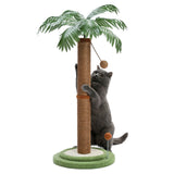 Cat Tree Palace - Cat Scratching Posts USA Cat Scratching Post Specialists | Cat Scratcher Trees & Poles Brown 33" Cat Palm Tree Scratching Post/ Pole