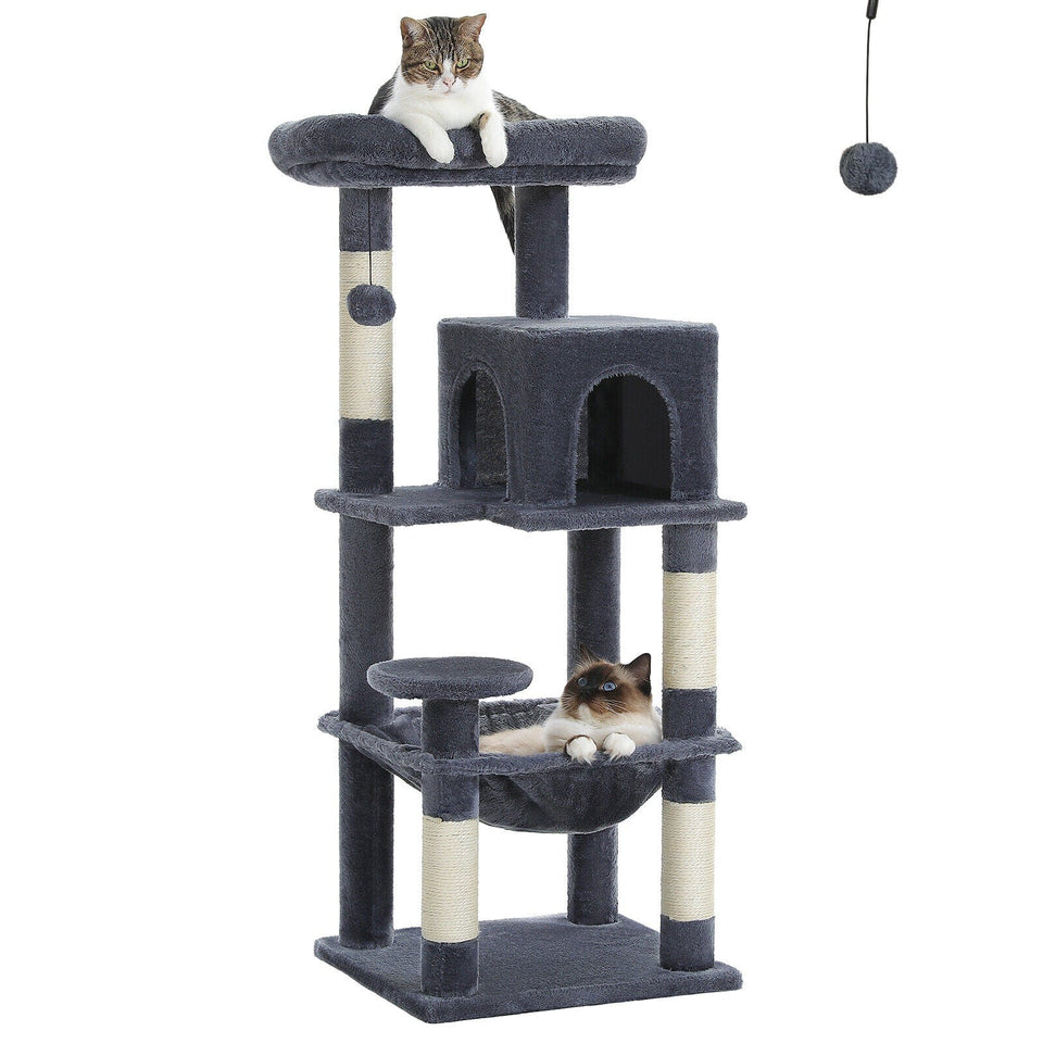 Cat Tree Palace - Cat Scratching Posts USA Cat Scratching Post Specialists | Cat Scratcher Trees & Poles Dark Gray 45.7" Cat Scratching Post / Tree / Pole
