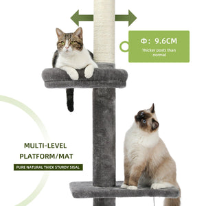 Cat Tree Palace - Cat Scratching Posts USA Cat Furniture 29.8" Adjustable Floor to Ceiling Cat Scratching Post / Tree / Pole