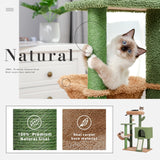 Cat Tree Palace - Cat Scratching Posts USA Cat Furniture 41" Cactus Cat Scratching Post / Tree / Pole - Green