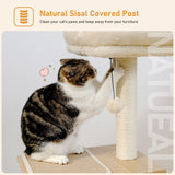 Cat Tree Palace - Cat Scratching Posts USA Cat Furniture 43.3" Cat Scratching Post / Tree / Pole