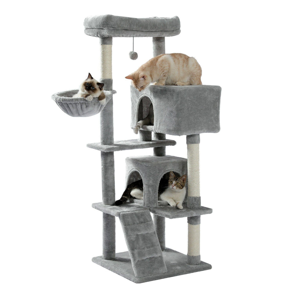 Cat Tree Palace - Cat Scratching Posts USA Cat Furniture 56" Cat Scratching Post / Tree / Pole - Grey