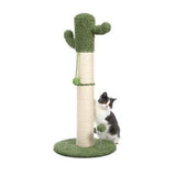 Cat Tree Palace - Cat Scratching Posts USA Cat Furniture Beige 33.5" Cactus Cat Scratching Post / Tree / Pole