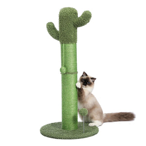 Cat Tree Palace - Cat Scratching Posts USA Cat Furniture Green 33.5" Cactus Cat Scratching Post / Tree / Pole
