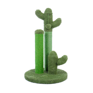 Cat Tree Palace - Cat Scratching Posts USA Cat Furniture Green Base 27" Cactus Cat Scratching Post / Tree / Pole