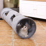 Cat Tree Palace - Cat Scratching Posts USA Cat Furniture Medium Collapsible Cat Tunnel 2 Windows