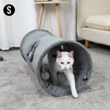 Cat Tree Palace - Cat Scratching Posts USA Cat Furniture Small Collapsible Cat Tunnel 2 Windows