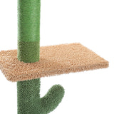 Cat Tree Palace - Cat Scratching Posts USA Cat Scratching Post Specialists | Cat Scratcher Trees & Poles 108" Cactus Adjustable Floor to Ceiling Cat Scratching Post / Tree / Pole - Green