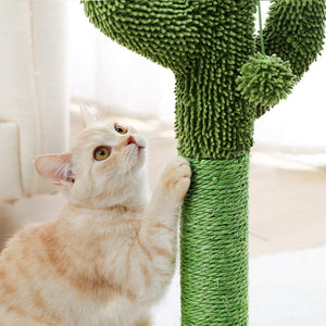 Cat Tree Palace - Cat Scratching Posts USA Cat Scratching Post Specialists | Cat Scratcher Trees & Poles 20.7" Cactus Cat Scratching Post / Tree / Pole - Green Buy 20.7" Cactus Cat Scratching Post / Tree / Pole - Green │ Cat Tree Palace