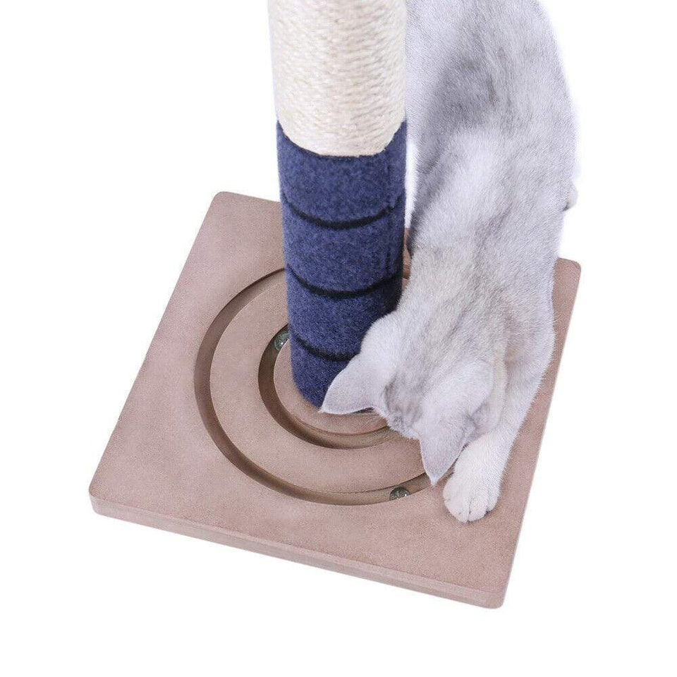 Cat Tree Palace - Cat Scratching Posts USA Cat Scratching Post Specialists | Cat Scratcher Trees & Poles 21.2" Cat Scratching Post / Tree / Pole - Navy Buy 21.2"  Cat Scratching Post / Tree / Pole - Navy │ Cat Tree Palace