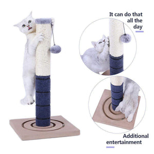 Cat Tree Palace - Cat Scratching Posts USA Cat Scratching Post Specialists | Cat Scratcher Trees & Poles 21.2" Cat Scratching Post / Tree / Pole - Navy Buy 21.2"  Cat Scratching Post / Tree / Pole - Navy │ Cat Tree Palace
