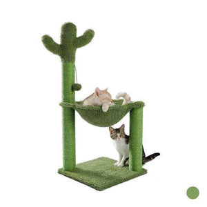 Cat Tree Palace - Cat Scratching Posts USA Cat Scratching Post Specialists | Cat Scratcher Trees & Poles 36.8" Cactus Cat Scratching Post / Tree / Pole - Green Buy 36.8" Cactus Cat Scratching Post / Tree / Pole │Cat Tree Palace