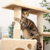 Cat Tree Palace - Cat Scratching Posts USA Cat Scratching Post Specialists | Cat Scratcher Trees & Poles 57.1" Cat Scratching Post / Tree / Pole - Beige Buy 57.1" Cat Scratching Post / Tree / Pole - Beige │ Cat Tree Palace