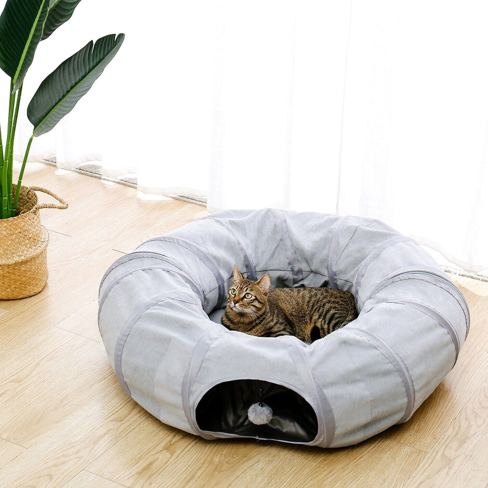 Cat Tree Palace - Cat Scratching Posts USA Cat Scratching Post Specialists | Cat Scratcher Trees & Poles Collapsible Round Cat Tunnel